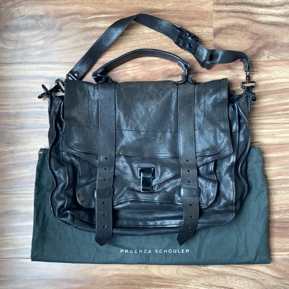 Proenza Schouler Large PS1 Blackout Purse